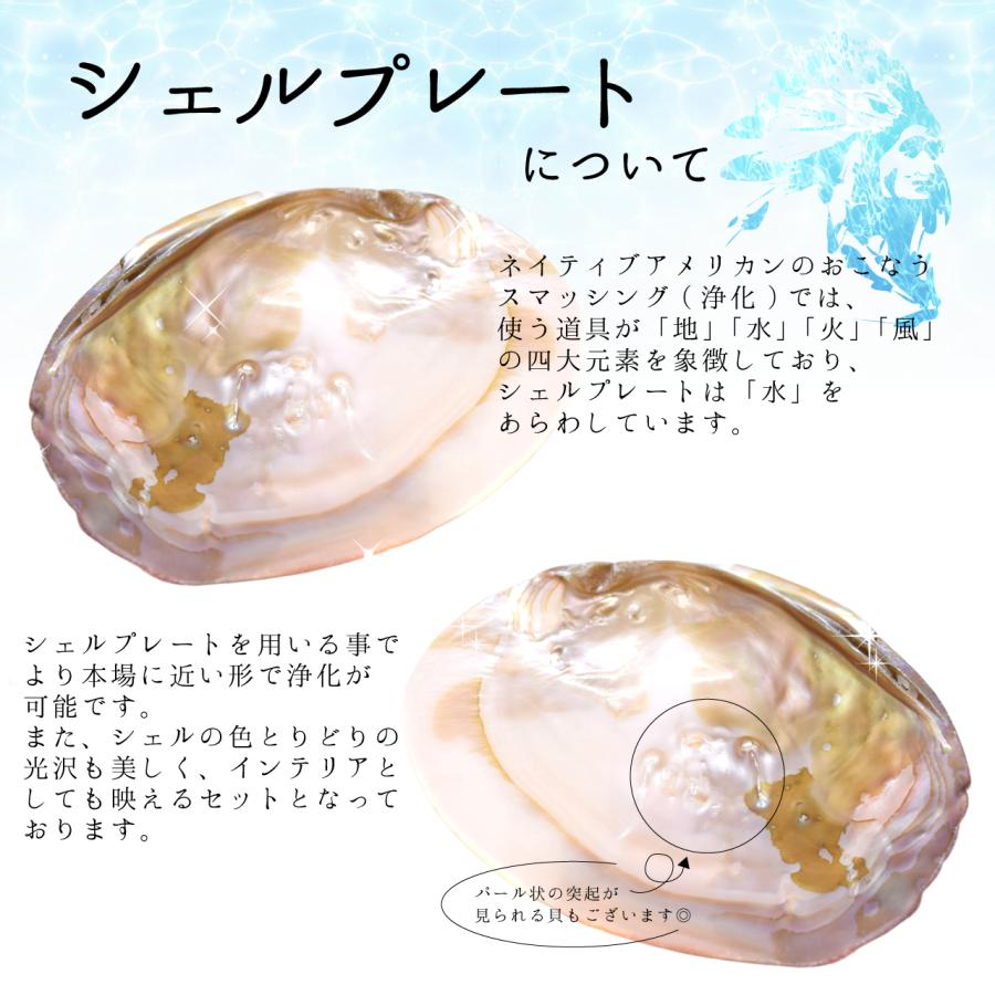 お買い得セット】ホワイトセージ 30g イケチョウ貝 パールシェル 浄化