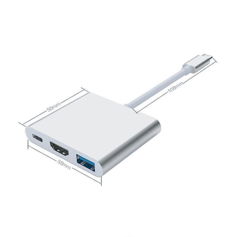 Type-C 変換アダプター HDMI 3in1 タイプC 4K Mac Windows タブレット 耐久 断線 防止 USB3.0 PD充電 変換器 変換ケーブル｜arakawa5656｜07