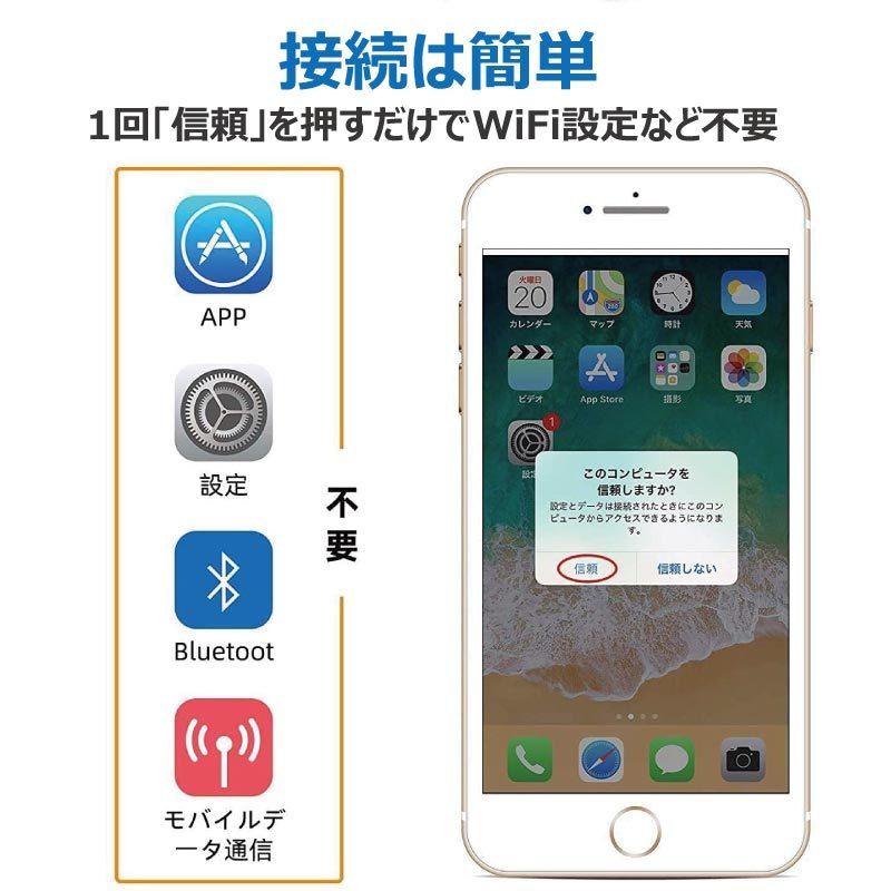 iPhone HDMI 変換アダプター テレビ出力 ライトニング 変換ケーブル iOS iPad｜arakawa5656｜06