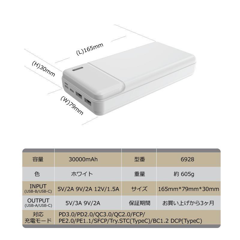 モバイルバッテリー 大容量 急速充電 30000mAh携帯充電器 iphone8 x iphone7 plus iphone6 iphone6s Plus galaxy s4 s5 送料無料 ポケモンGO｜arakawa5656｜18