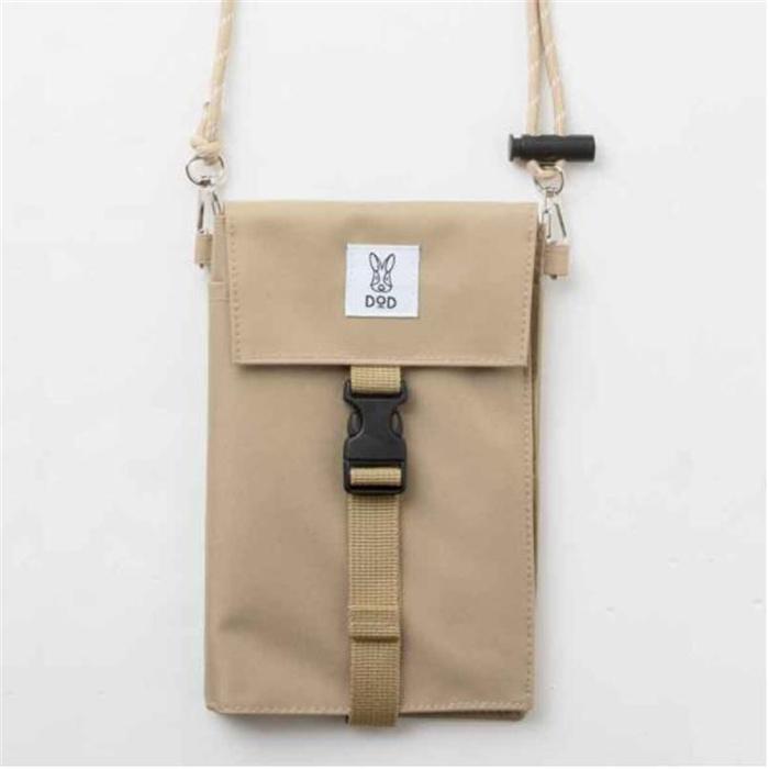 ディーオーディー DOD　ウォレット ショルダーバッグ 男女兼用 多機能 WALLET SHOULDER BAG BOOK KHAKI｜arakawastore｜02