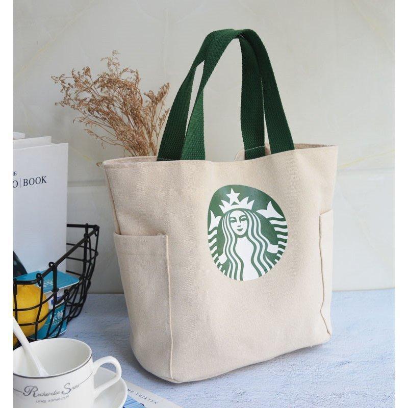 STARBUCKS スターバックス トートバッグ お買い物 エコバッグ 弁当バッグ　男女兼用 母の日　｜arakawastore｜05