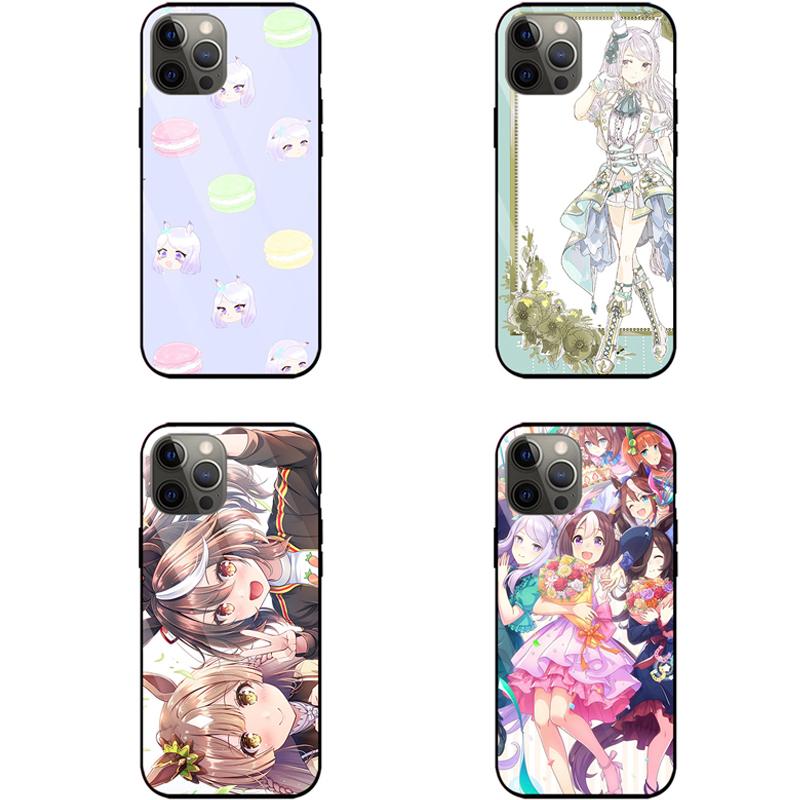 プリティーダービー ウマ娘 Iphone 7 8 Plus Iphonex Xs Max Xr Iphone11 Pro Se 12 13 Mini 対応 スマホケース ガラス 鏡面 強化ガラス ケース Wz053 可愛いパンダストア 通販 Yahoo ショッピング