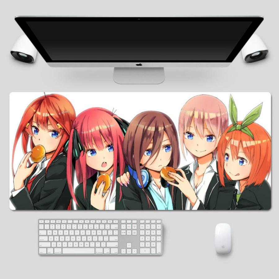 五等分の花嫁 マウスパッド アニメ キーボードパッド テーブルマット ラップトップマット 滑り止め 大きい ゲーミングマウスパッド 傷防止 プリント Wz106 可愛いパンダストア 通販 Yahoo ショッピング