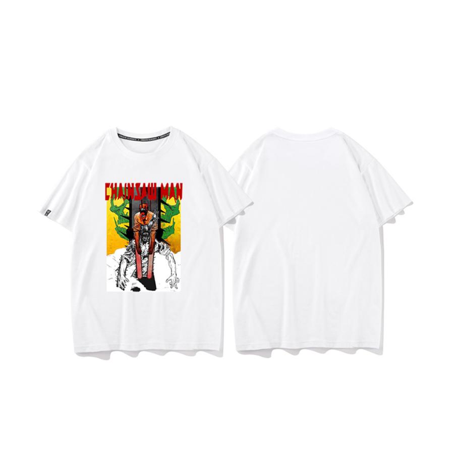 チェンソーマン Tシャツ 半袖 ジャージ プリント T Shirt アニメウエア 学生用 大人用 カジュアル ティーシャツ カットソー 大きいサイズ レディース メンズ Wz153 可愛いパンダストア 通販 Yahoo ショッピング