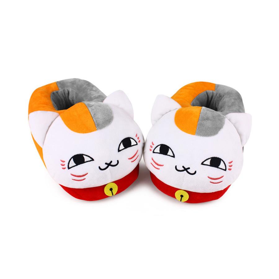 夏目友人帳 ニャンコ先生 斑 ルームシューズ スリッパ もこもこ 裏ボア 春用 秋用 冬用 防寒 動物 可愛い 室内履き 滑り止め レディース メンズ カップル Wz170 可愛いパンダストア 通販 Yahoo ショッピング