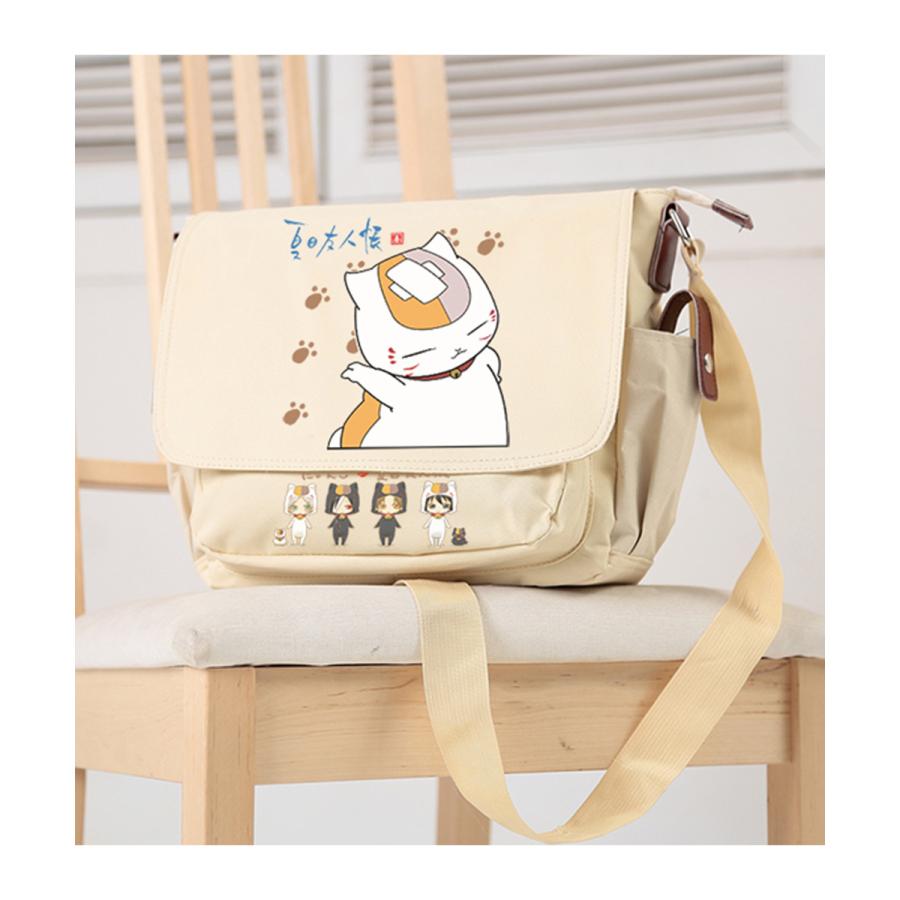 夏目友人帳 メッセンジャーバッグ 斜め掛け ワンショルダーバッグ タブレット メンズ 男性用 女性用 女の子 男女兼用 収納可能 可愛い レディース 斜めがけ Wz172 可愛いパンダストア 通販 Yahoo ショッピング