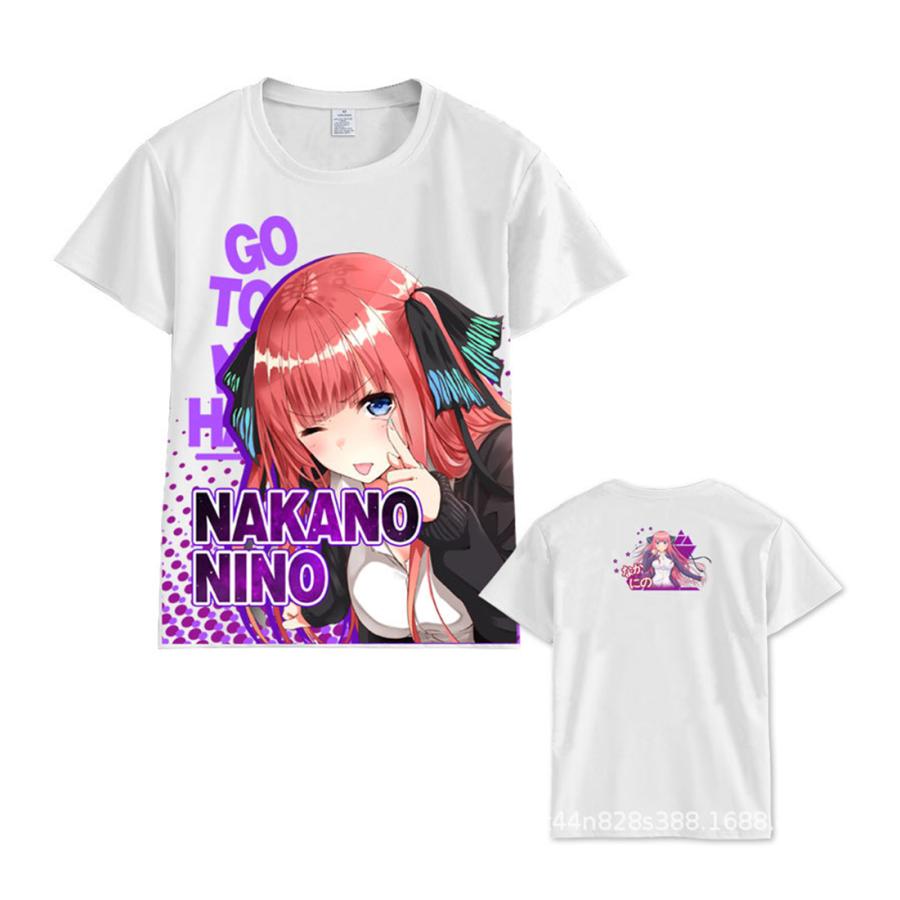 五等分の花嫁 Tシャツ 半袖 大きいサイズ ジャージ 丸襟 カジュアル アニメウエア ティーシャツ カットソー 学生用 大人用 青少年 レディース メンズ 夏服 Wz230 可愛いパンダストア 通販 Yahoo ショッピング