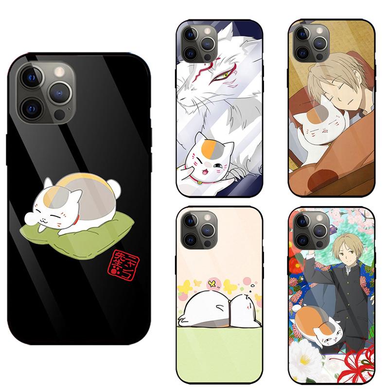 夏目友人帳 ニャンコ先生 Iphone 7 8 Plus Iphonex Xs Max Xr Iphone11 13 Pro Se 12 Mini スマホケース アニメキャラ 強化ガラス ハードケース Wz374 可愛いパンダストア 通販 Yahoo ショッピング
