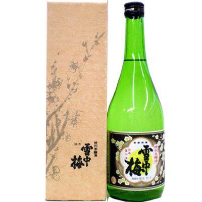 雪中梅 雪中梅せっちゅうばい（特別本醸造酒720ml）【化粧箱付】 : 南