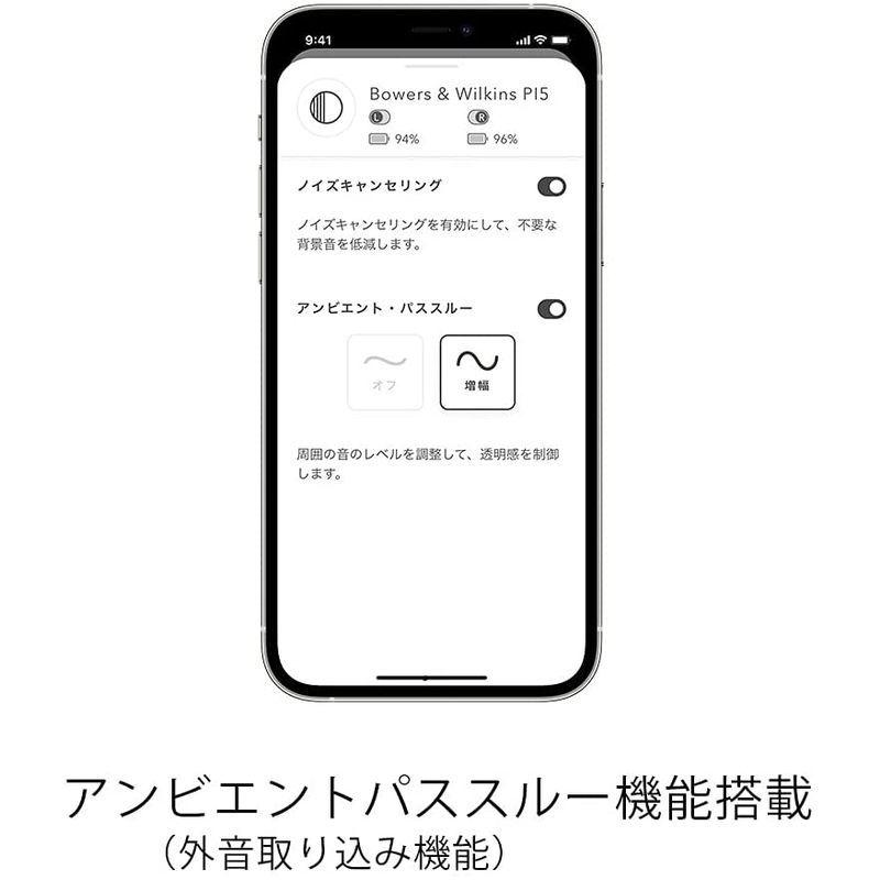 Bowers & Wilkins True Sound 完全ワイヤレス・インイヤーヘッドホン チャコール PI5/C Wilkins True Sound 完全ワイヤレス インイヤーヘッドホン チャコール PI5/C XUR1195055762(10687円)