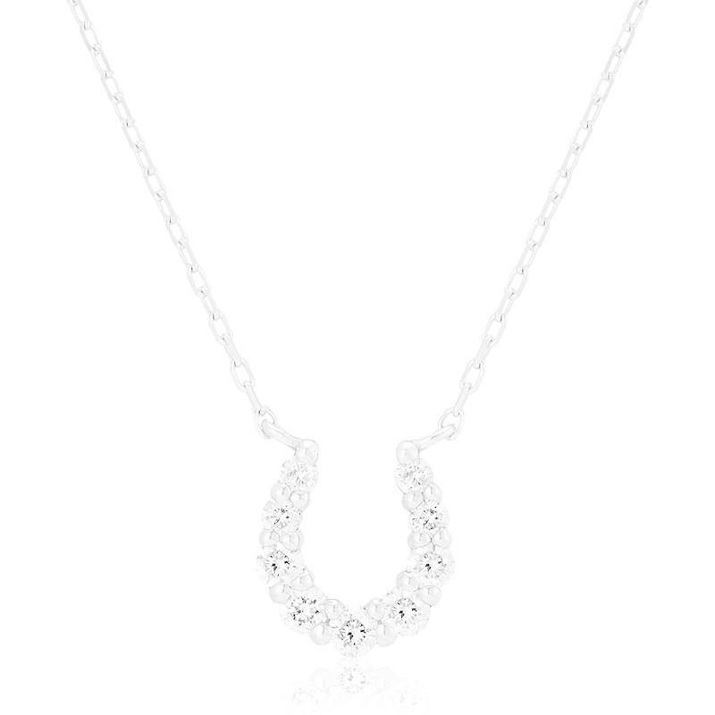 限定品 4℃(ヨンドシー)ダイヤモンドK18ホワイトゴールド(WG)ネックレス 111721123220 【G8095386098】(28270円)