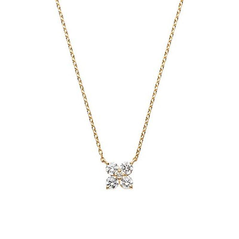 ヴァンドーム青山 VENDOME AOYAMA K18YG ダイヤモンド0.28ct カローラ ネックレス AGVN629945DI