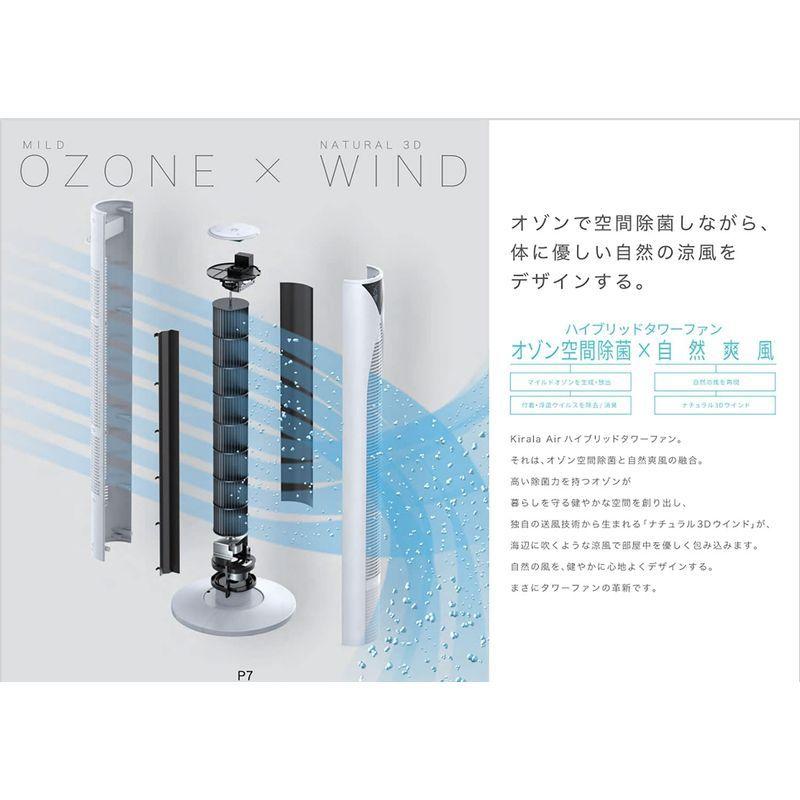 中古 オゾン空間除菌 ができるハイブリッドタワーファン 「 Mare ( マーレ ) 」 アイスブラック 扇風機 オゾン空間除菌 空気清浄 消臭 【UO7715068687】(26942円)