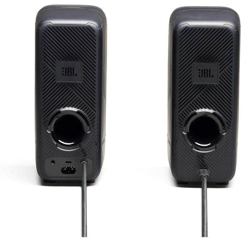 JBL QUANTUM DUO ゲーミングスピーカー/USB 3.5mm 接続/Bluetooth/ワイヤレス スピーカー/サラウンド/ライ QUANTUM DUO ゲーミングスピーカー/USB 5mm 接続/Bluetooth/ワイヤレス スピーカー/サラウンド/ライ