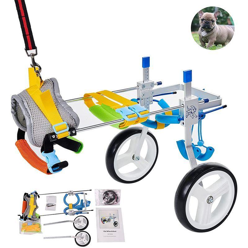 日本 トイプードル4輪歩行器 リハビリ用 食事補助 犬の歩行器 介護 犬