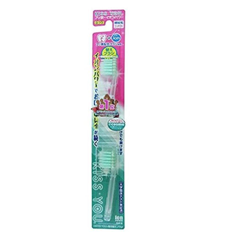 人気の製品フッ素イオン歯ブラシ極細コンパクト替えブラシふつう × 3個セット