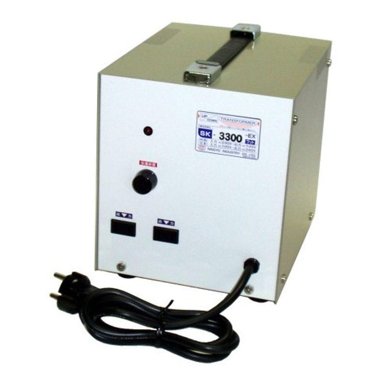 日章工業 変圧器 海外 国内 両用タイプ AC240V⇔AC100V 3300W SKシリーズ SK-3300EX