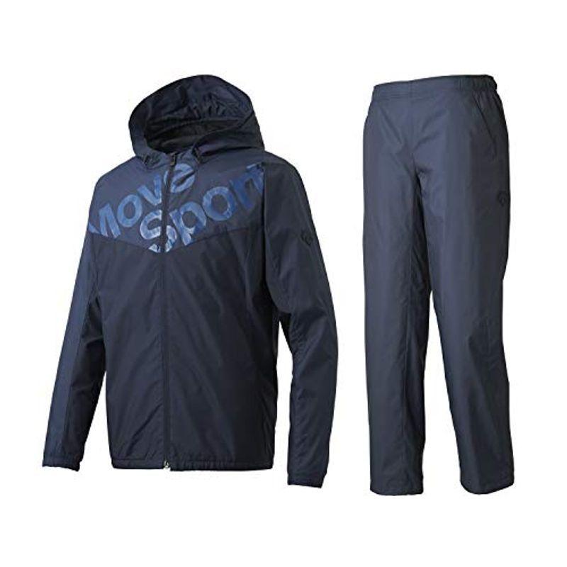 (デサント)DESCENTE Move Sport コズミックサーモ フード付 ウインドブレーカージャケット・パンツ上下セット DMMMJF