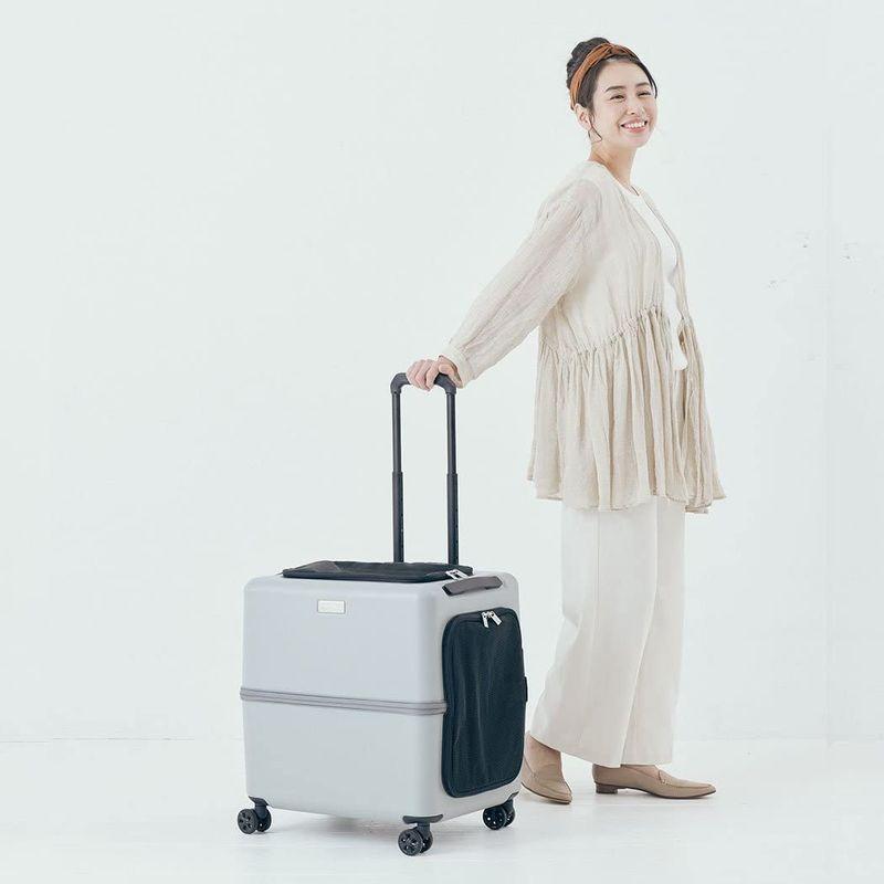 中型犬用 ペットキャリー スーツケースタイプ PETICO (ペチコ）Lサイズ グレー ペットキャリー スーツケースタイプ PETICO ペチコ Lサイズ グレー