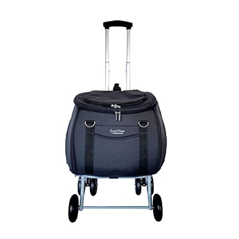 ファンタジーワールド コンパクトな多機能 ペットカート スイートハート リュックタイプ S ブラック 犬 猫 ペット用 バックのみでも使用可