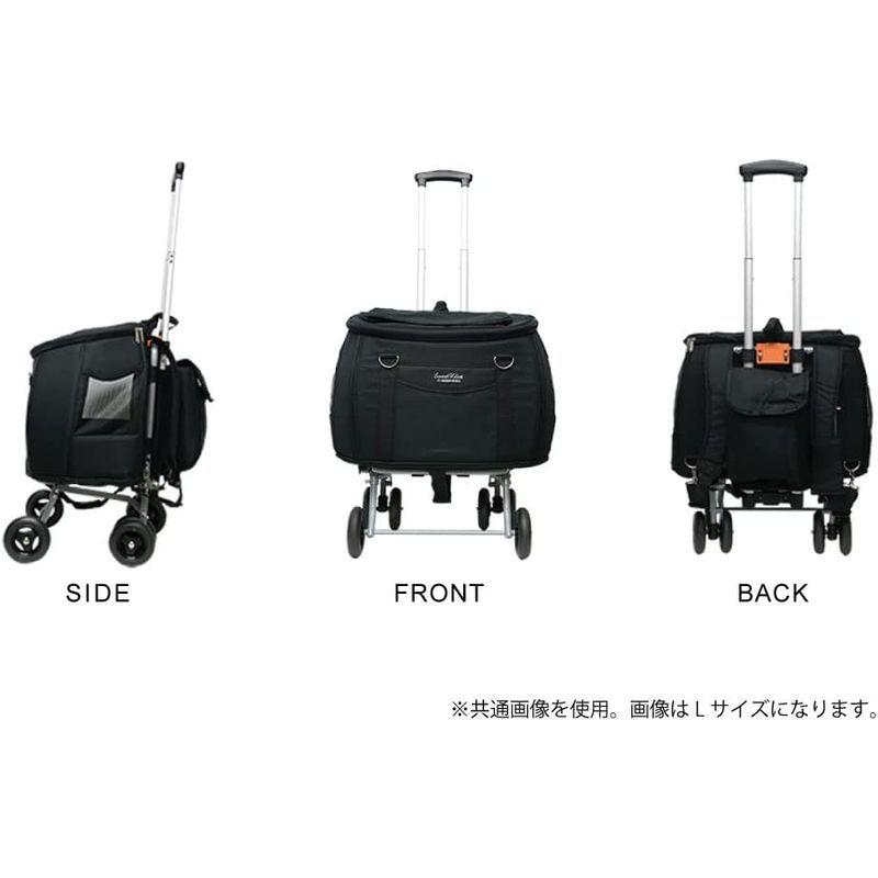 ファンタジーワールド コンパクトな多機能 ペットカート スイートハート リュックタイプ S ブラック 犬 猫 ペット用 バックのみでも使用可 コンパクトな多機能 ペットカート スイートハート リュックタイプ ブラック ペット用 バックのみでも使用可