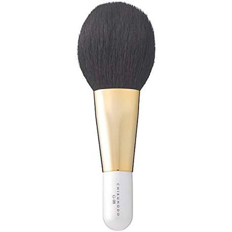 CHIKUHODO 熊野筆(化粧筆) 竹宝堂 パウダーブラシ 灰リス/粗光峰 G-8 メイクブラシ 熊野筆 化粧筆 竹宝堂 パウダーブラシ 灰リス/粗光峰 メイクブラシ