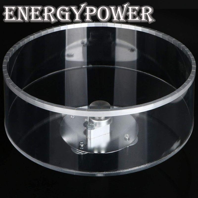 EnergyPower 直径40センチ 大型回し車 足が引っかからない安全で清潔な透明アクリル製 フェレット・モルモット・チンチラ・デグー・ 直径40センチ 大型回し車 足が引っかからない安全で清潔な透明アクリル製 フェレット モルモット チンチラ デグー