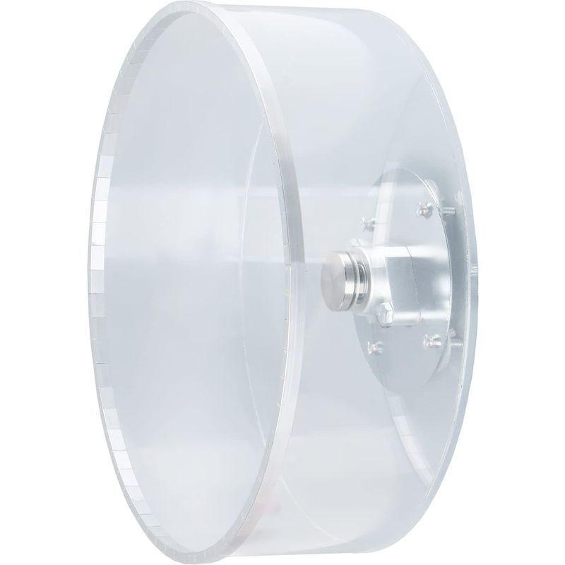 EnergyPower 直径40センチ 大型回し車 足が引っかからない安全で清潔な透明アクリル製 フェレット・モルモット・チンチラ・デグー・ 直径40センチ 大型回し車 足が引っかからない安全で清潔な透明アクリル製 フェレット モルモット チンチラ デグー