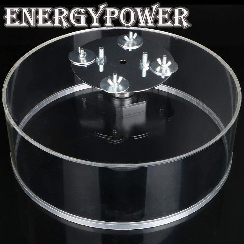 EnergyPower 直径40センチ 大型回し車 足が引っかからない安全で清潔な透明アクリル製 フェレット・モルモット・チンチラ・デグー・ 直径40センチ 大型回し車 足が引っかからない安全で清潔な透明アクリル製 フェレット モルモット チンチラ デグー