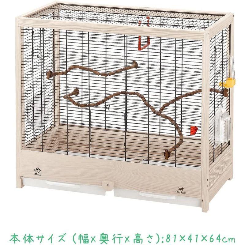 豪華豪華ファープラスト 鳥かご ジュリエッタ ブラック 小型鳥用