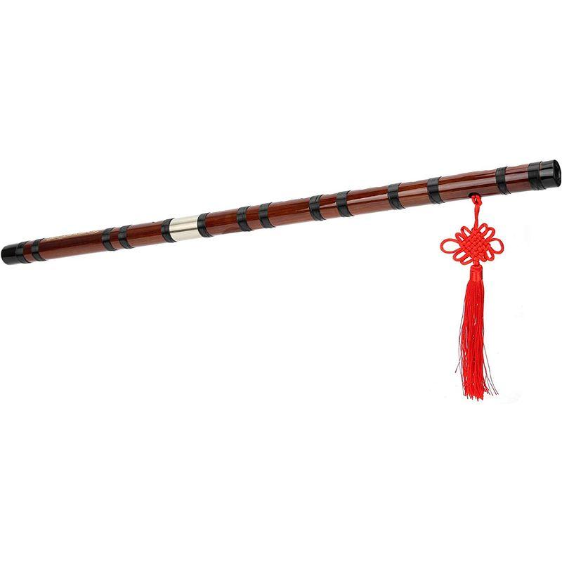 竹笛 細くて真っ直ぐ 中国竹笛 Dキー 吹奏楽器 笛子楽器 木製フルート