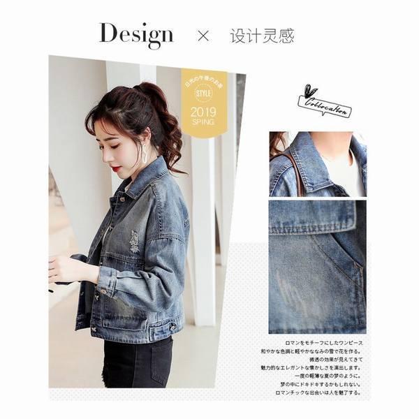 最適な価格 Gジャン 長袖 デニムジャケット 長袖 春秋 秋 春 女性 女の子 レディース コート デニムジャケット ジャケット 韓国風 ゆったり おしゃれ Gジャン デニム カラー M Europlus Com Br
