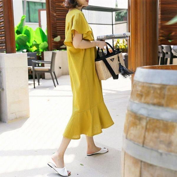 送料無料 ゆったり ｈライン 綿麻ワンピ レディースワンピース ワンピース 大きいサイズ 日常デート 50代 30代 40代 通勤 可愛い 体型カバー 普段着 コットンリネン ワンピース 購入方法を定めずにご選択になります 税別6417円 2箇分の購入 Www Harmonylu Com