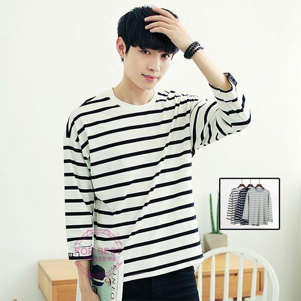 数量は多 Tシャツ カットソー 七分袖tシャツ メンズ おしゃれ ボーダー柄 カットソー Tシャツ 七分袖tシャツ メンズ おしゃれ ボーダー柄 カットソー Tシャツ 七分袖 ストリート系 大きいサイズ 春夏 父の日 Www Threeriversofs Com