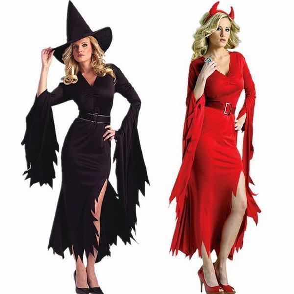 女性用 魔女仮装 巫女 女性用 魔女仮装 大人レディース ハロウィン 魔女 デビル アリス ハロウィン仮装 レッド ブラック 2色選択可eb577f0f0f0 Kzd8v3g5qd Colegiocardenalsancha Edu Co