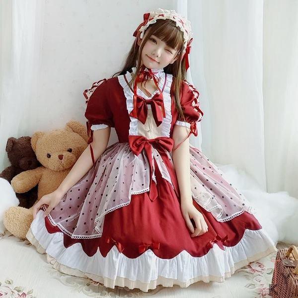 ワンピース ゴシック ロリータ服 ロリータ ワンピース 女装 女装 コスプレ アニメ アニメ 森ガール Cosplay 学生服 ドレス メイド服 C Lolita アラマチファクト かわいい 萌え萌え系 クーポン最安値