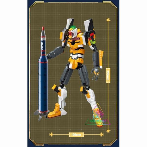 ブロック エヴァンゲリオン初号機 EVA-01 エヴァ初号機 零号機 2号機 ブロック プレゼント C800071224 C808271224 c912410806 ブロック