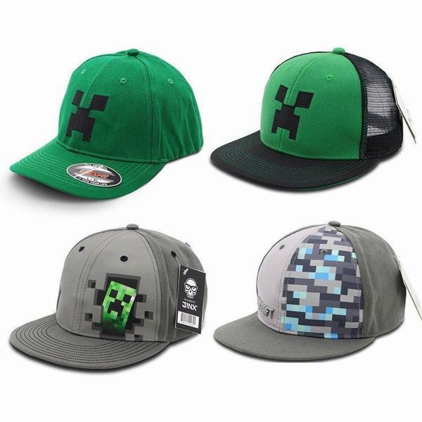 Minecraft マインクラフト 入荷予定 クリーパー キャップ 帽子 キッズ用 スポーツ用品 人気特価 男女兼用 プレゼント 調節可能