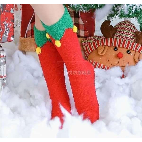 ふるさと割 ソックス 靴下 ハイソックス コスプレ道具 サンタクロース サンタ クリスマス くつ下 ク 衣装 キッズソックス サンタコスチューム 大人用 クリスマスソックス コスチューム衣装 選択項目 赤色