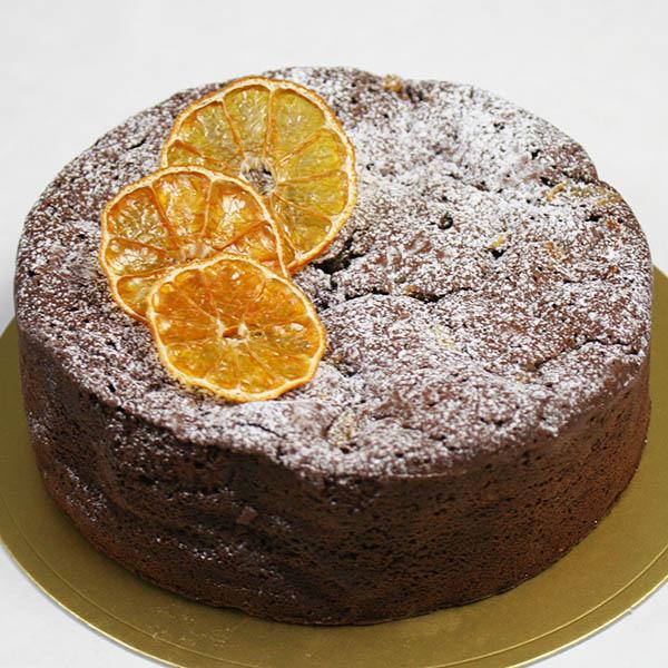 おしゃれ チョコラート 上質なココアとチョコレートたっぷりの濃厚なベイクドチョコレートケーキ5号 15cmホール 冷凍便