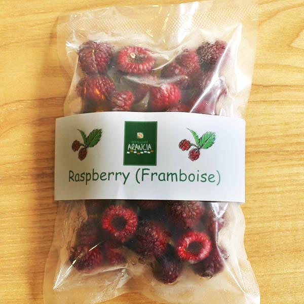 安全 冷凍国産フルーツ ラズベリー フランボワーズ 和歌山紀の川市松山さんのこだわり無農薬木苺ラズベリー ジャム スイーツ スムージー に150g