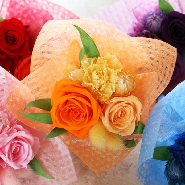 送料込】『ピクニック』プリザーブドフラワーのミニブーケ&和歌山産