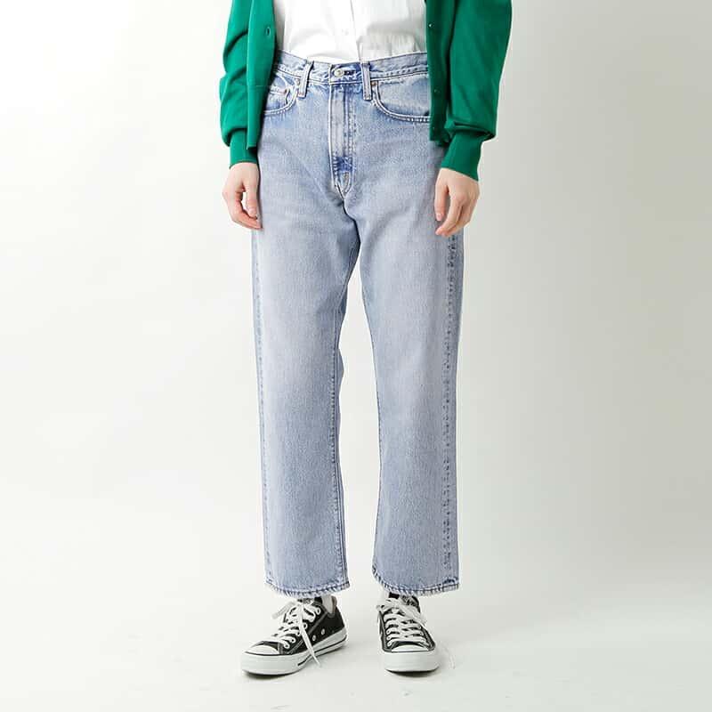 or slow オアスロウ ショートレングス 105 90s ジッパーフライ デニム