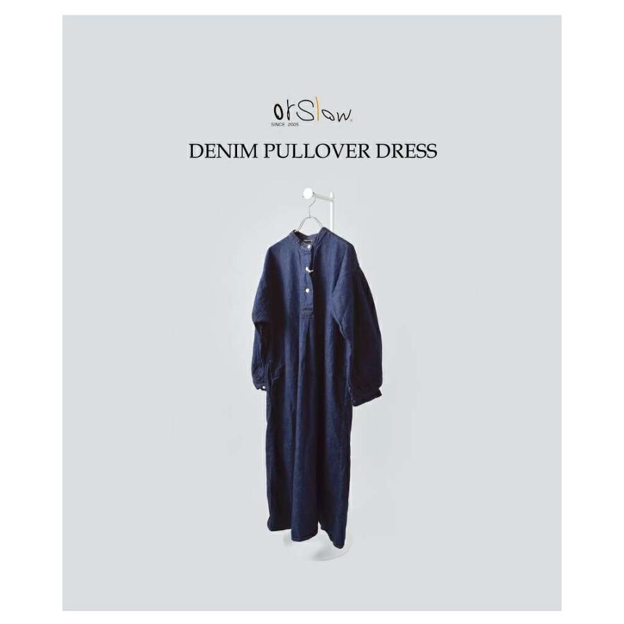 美品❗️OrSlow オアスロウ orSlow or slow オアスロウ デニム プルオーバー ドレス 00-9539