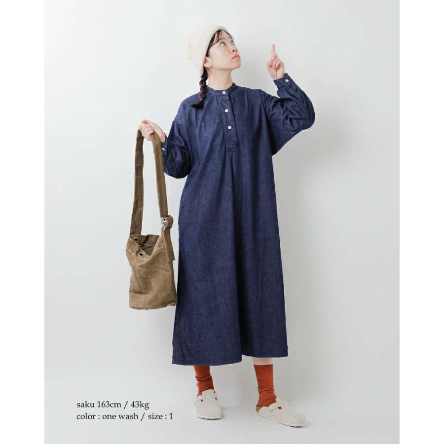 orSlow（オアスロウ） デニム プルオーバー ドレス 00-9539 レディース