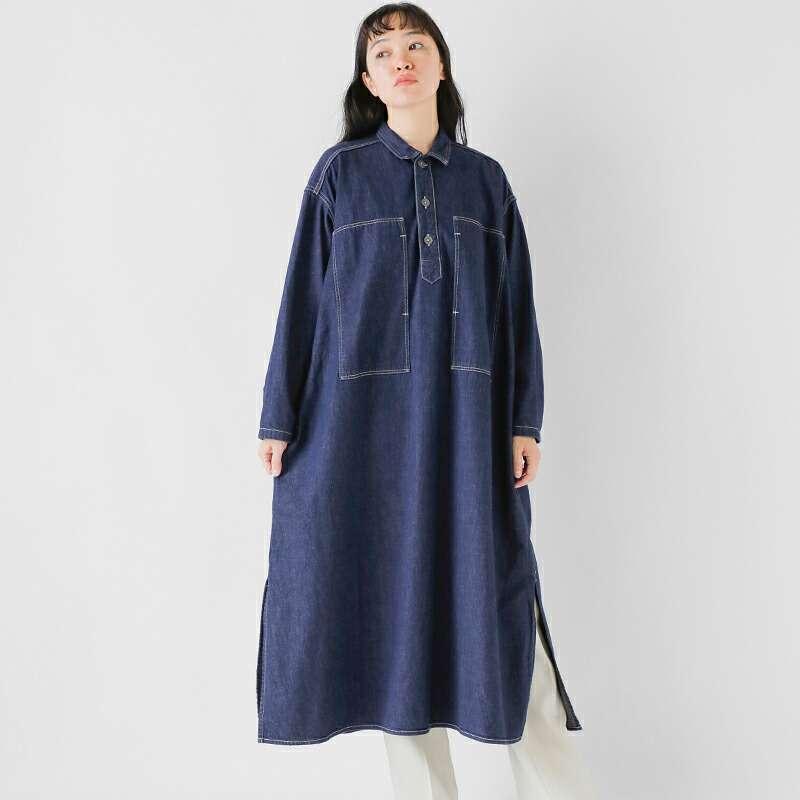 orSlow（オアスロウ） デニム プルオーバー ドレス PULLOVER DENIM