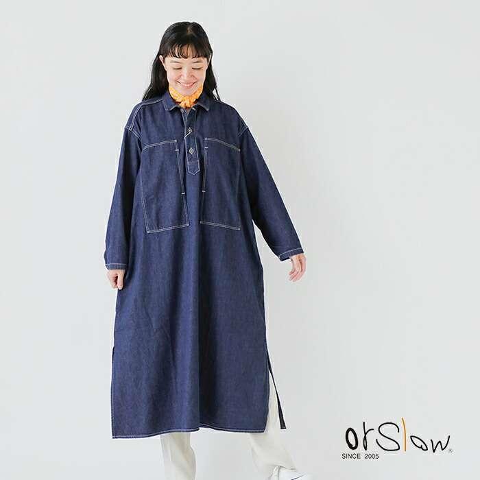 orSlow（オアスロウ） デニム プルオーバー ドレス PULLOVER DENIM