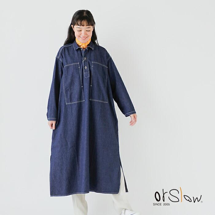 orSlow（オアスロウ） デニム プルオーバー ドレス PULLOVER DENIM