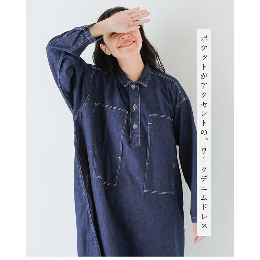 orSlow（オアスロウ） デニム プルオーバー ドレス PULLOVER DENIM